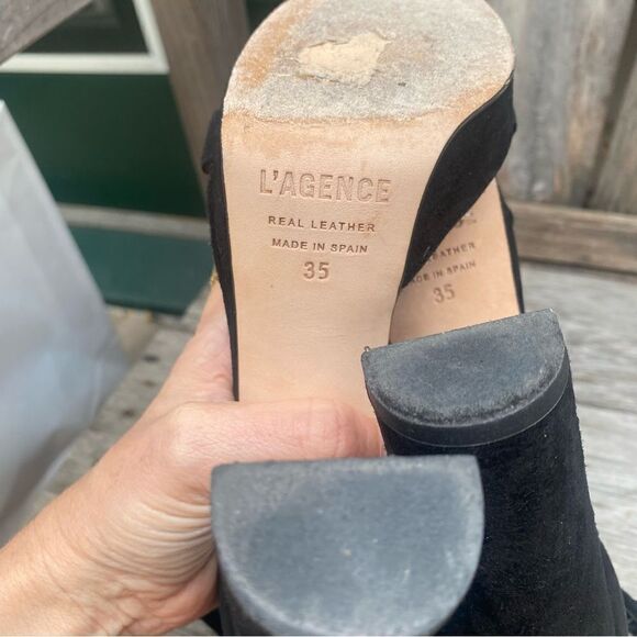 L'AGENCE's Cecile sandals in black size EU35 - Picture 13 of 14